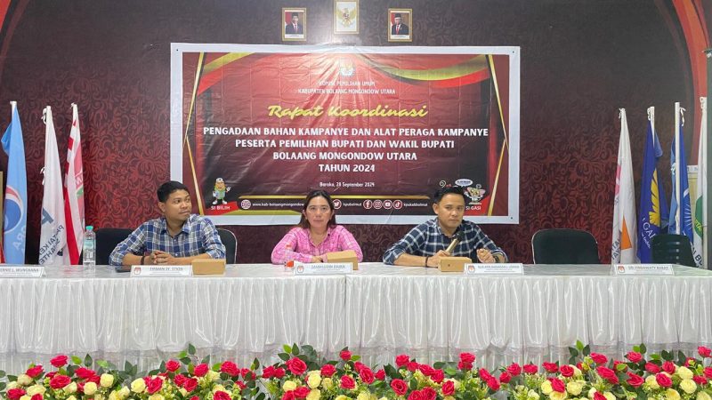 Foto: KPU Bolmut batasi dana kampanye paslon di pilkada 2024