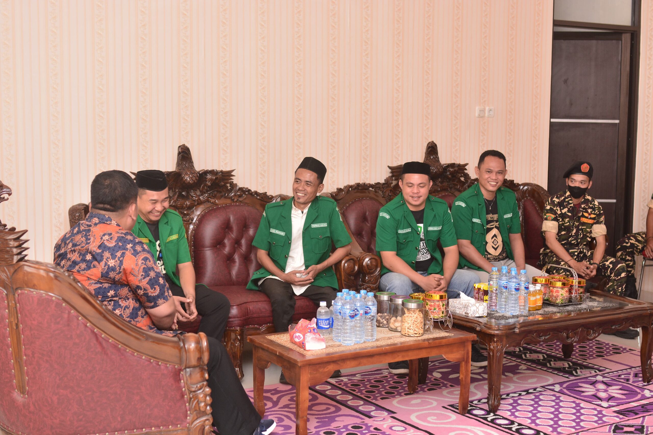 Gerakan Pemuda (GP) Ansor Kabupaten Bolaang Mongondow Utara (Bolmut) melakukan kunjungan silaturahmi ke Polres Bolmut