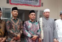 Peresmian asrama mahasiswa dikota palu oleh pemkab bolmut di dampingi oleh Ketua Utama Alkhairaat Habib Sayyid Alwi Bin Saggaf Al Jufri.