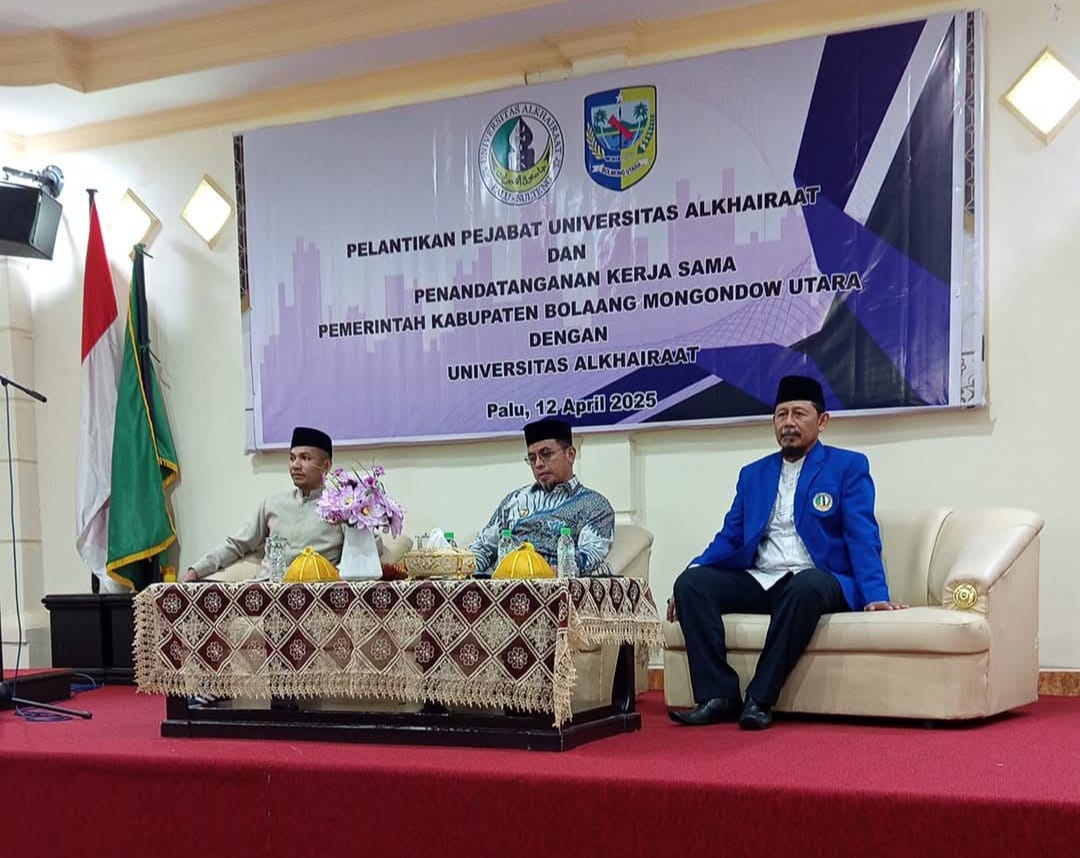 Pemerintah Kabupaten Bolaang Mongondow Utara (Bolmut) resmi menjalin kerja sama dengan Universitas Alkhairaat (Unisa) Palu dalam penyelenggaraan pendidikan kedokteran jenjang Strata Satu (S1). Penandatanganan Memorandum of Understanding (MoU) ini menjadi langkah strategis Pemkab Bolmut dalam upaya meningkatkan kualitas sumber daya manusia, khususnya di bidang kesehatan.