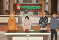 Rapat Paripurna Penetapan Bupati dan Wakil Bupati Terpilih Gorontalo Utara