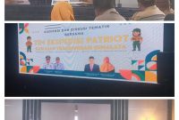 Bupati Gorut Thariq Modanggu saat menerima dan audiens dengan Tim Patriot Kementerian Transmigrasi