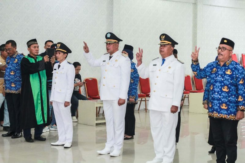 Prosesi pelantikan pejabat baru dilingkungan pemkab kepulauan Sangihe