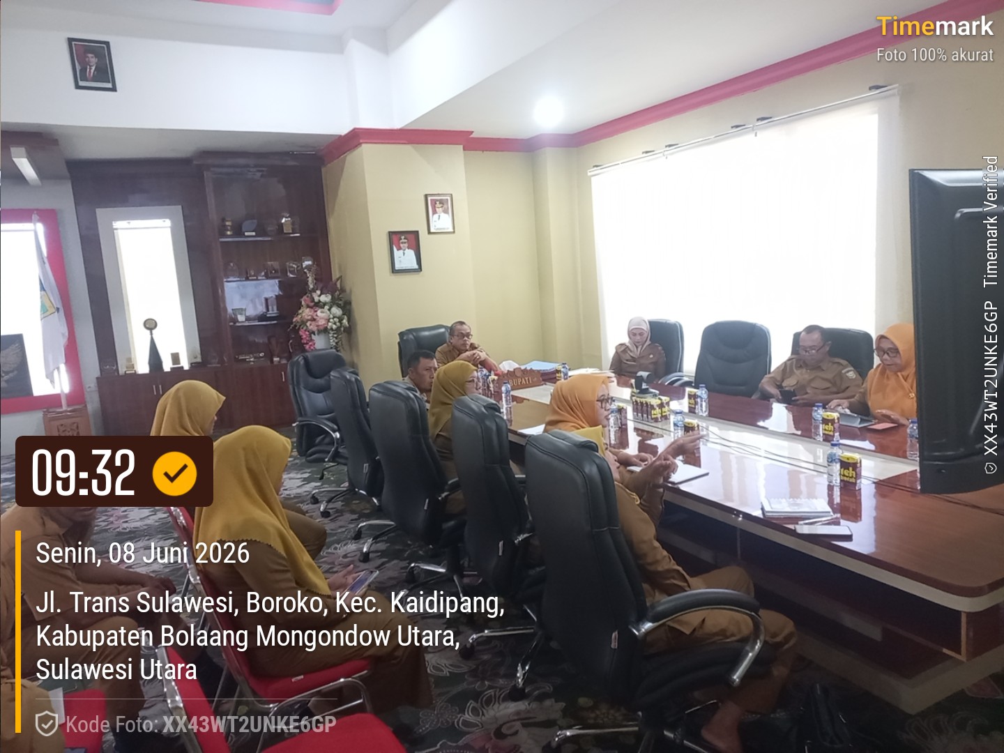 Pemerintah Kabupaten Bolaang Mongondow Utara (Boltara) mengikuti Rapat Koordinasi (Rakor) Pengendalian Inflasi Daerah yang diselenggarakan oleh Kementerian Dalam Negeri (Kemendagri) secara virtual melalui video conference (vicon)