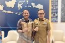Wakil Ketua DPRD Boltara Saiful Ambarak dan Wamendagri Bima Arya Sugiarto