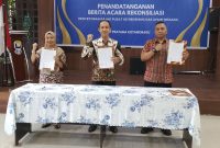 Kasubid Perbendaharaan II BPKPD Boltara Verawaty Djoharam, Kepala Kantor KPP Pratama Kotamobagu I Made Yesa Widiada, 
Kepala KPPN di Wakili Oleh Kasubag Umum Antonius Binsar