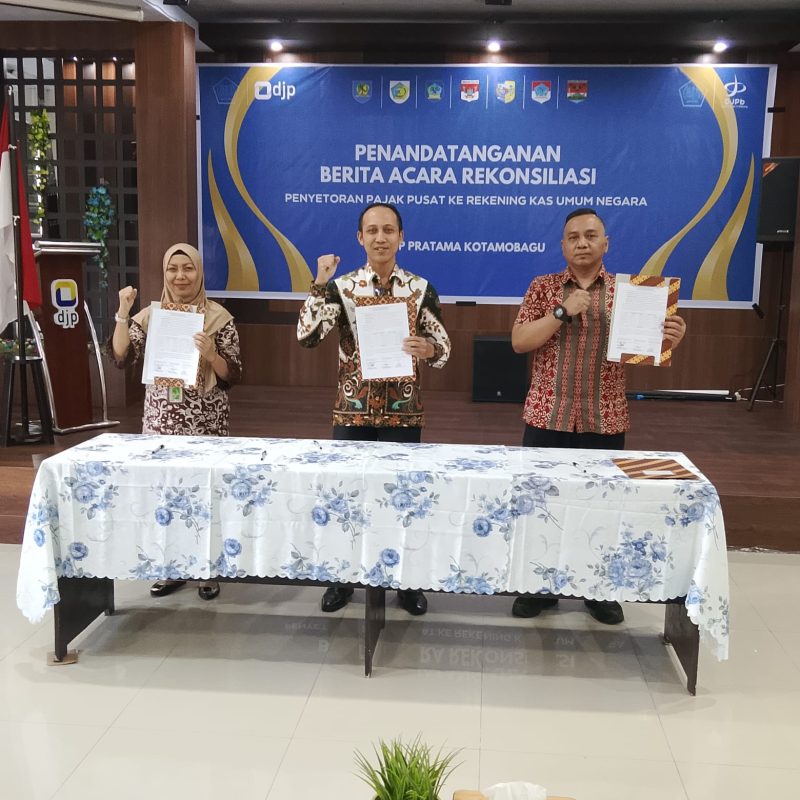 Kasubid Perbendaharaan II BPKPD Boltara Verawaty Djoharam, Kepala Kantor KPP Pratama Kotamobagu I Made Yesa Widiada, 
Kepala KPPN di Wakili Oleh Kasubag Umum Antonius Binsar