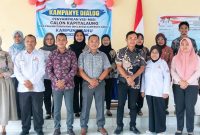 Camat Tabukan Utara, Bersama dengan Kedua Calon Kapitalaung, serta Panitia Pemilihan dan Jajaran Pemerintah Kampung Bahu dan MTK Kampung Bahu