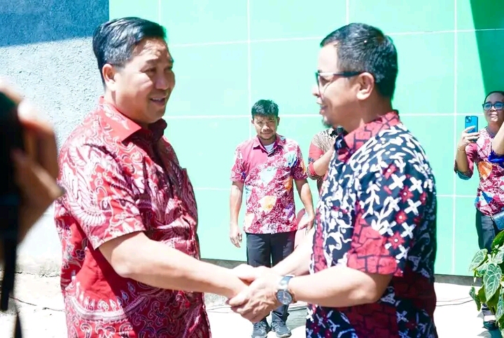 Foto istimewa Wagub Sulut Steven O.E Kandow bersama Pj Bupati Bolmut Sirajudin Lasena