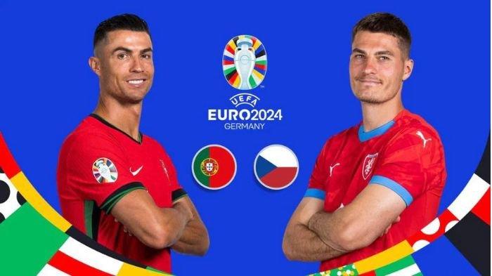 Duel Portugal vs Ceko di Grup F Euro 2024