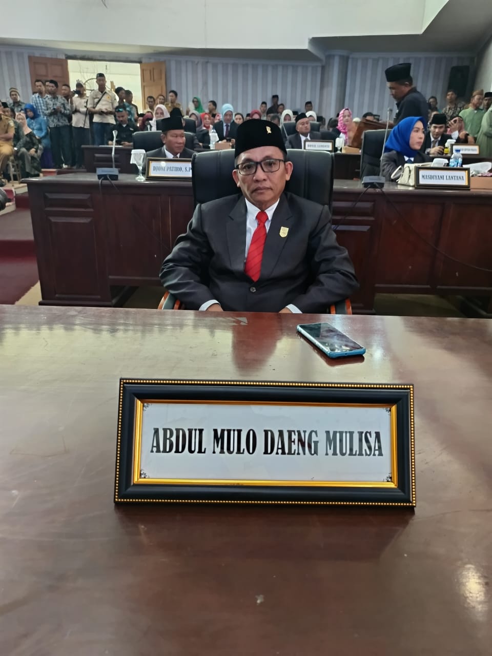 Foto: Anggota DPRD Bolmut Dapil tiga Kecamatan Bintauna-Sangkub, Abdul Mulo Daeng Mulisa