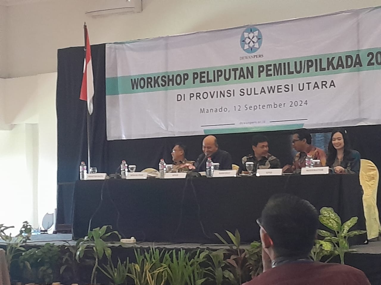 Foto: Dewan Pers bersama Nara Sumber Workshop peliputan pemilu dan pilkada