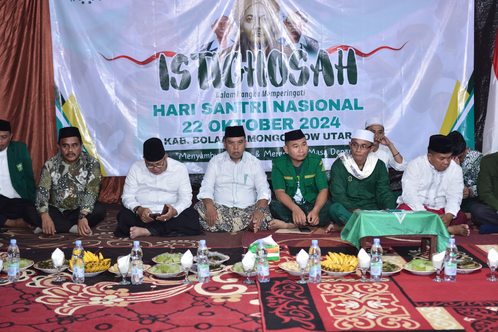 Foto: Ketua GP Ansor Bolmut bersama tamu undangan