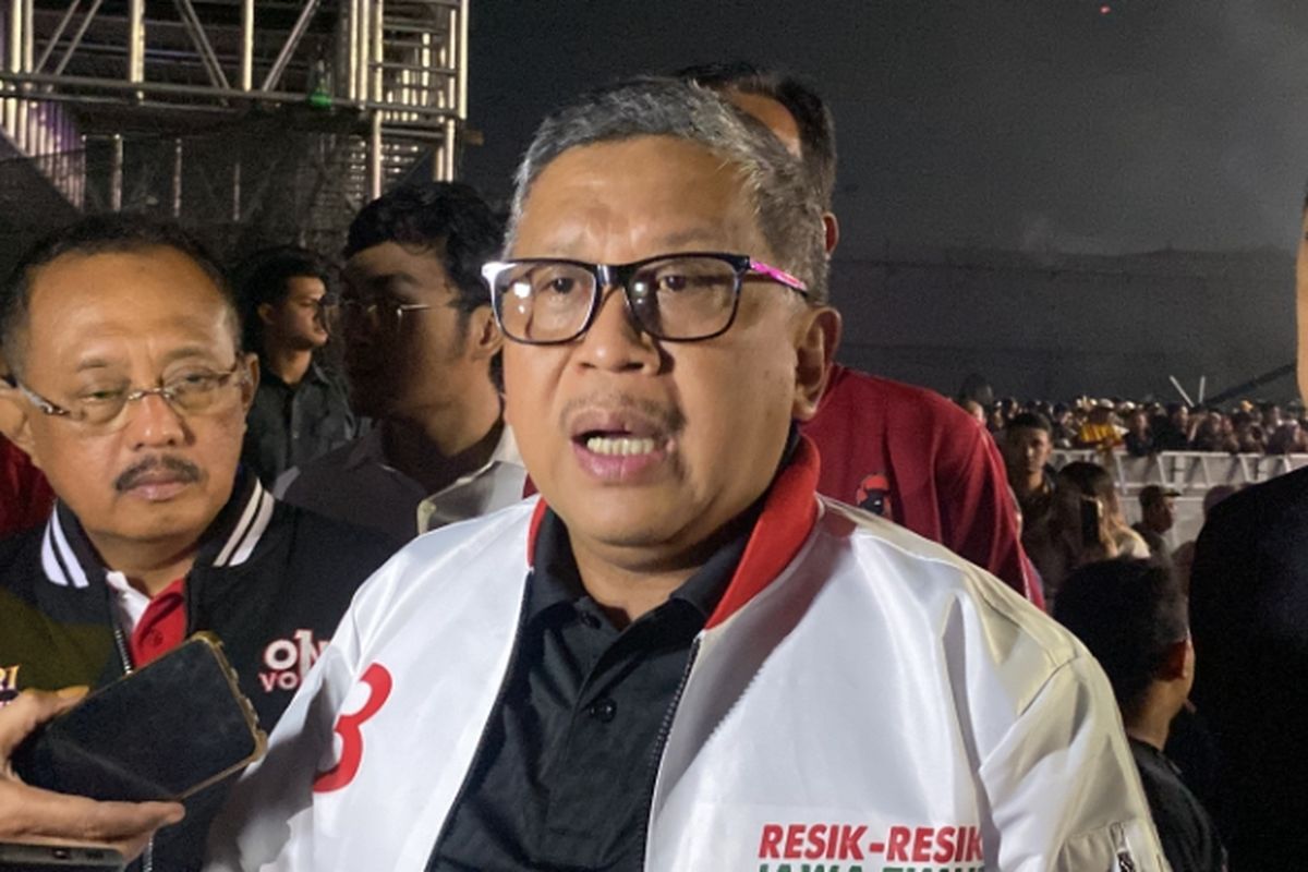 Foto Sekjen PDIP Hasto Kristiyanto