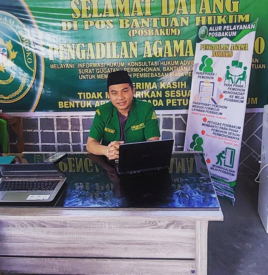 Foto Ketua LBH GP Ansor Bolmut, Safrizal Walahe
