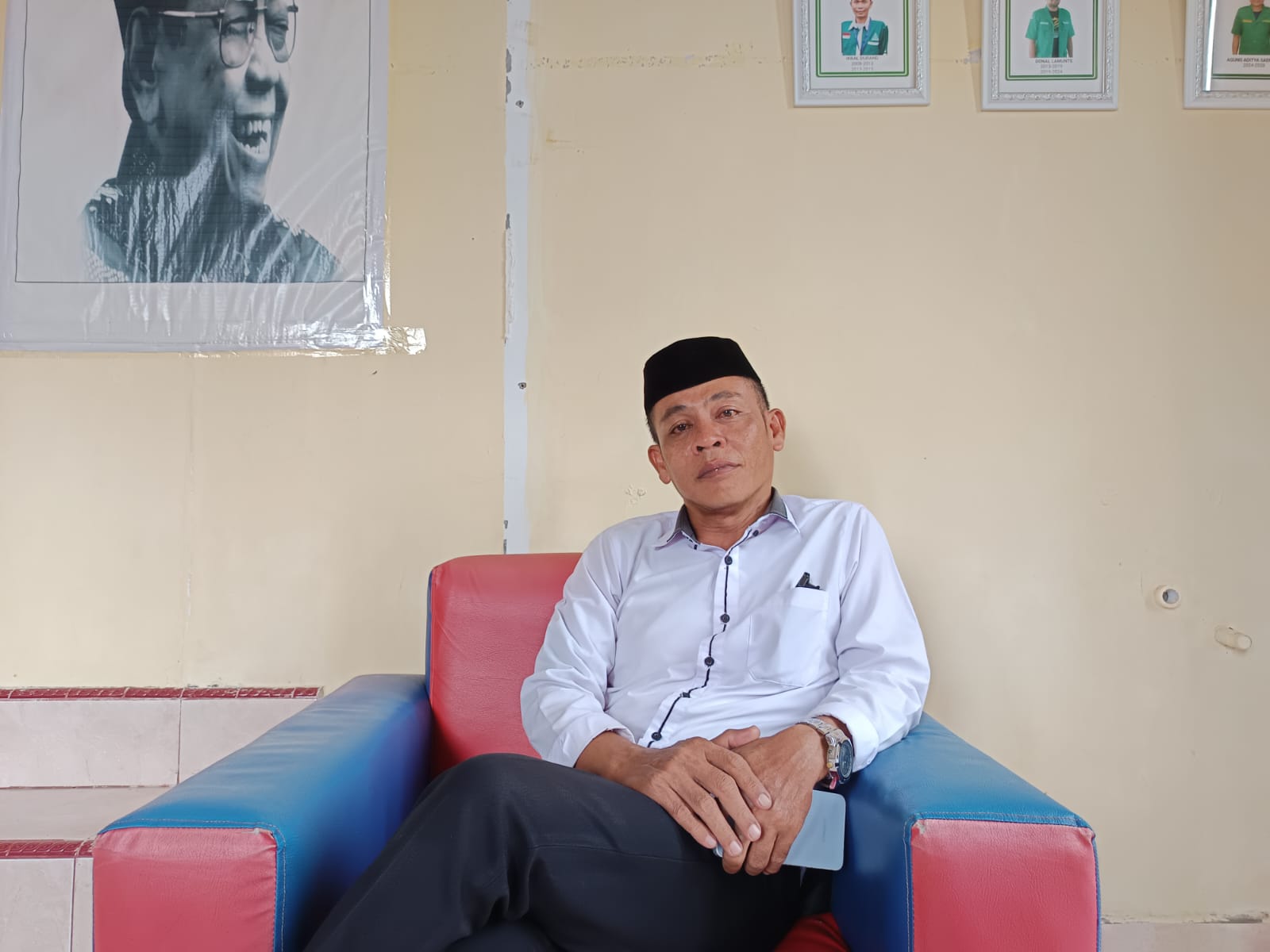 Foto Ketua IKA-PMII Bolmut  Imaaduddiyn Guhung