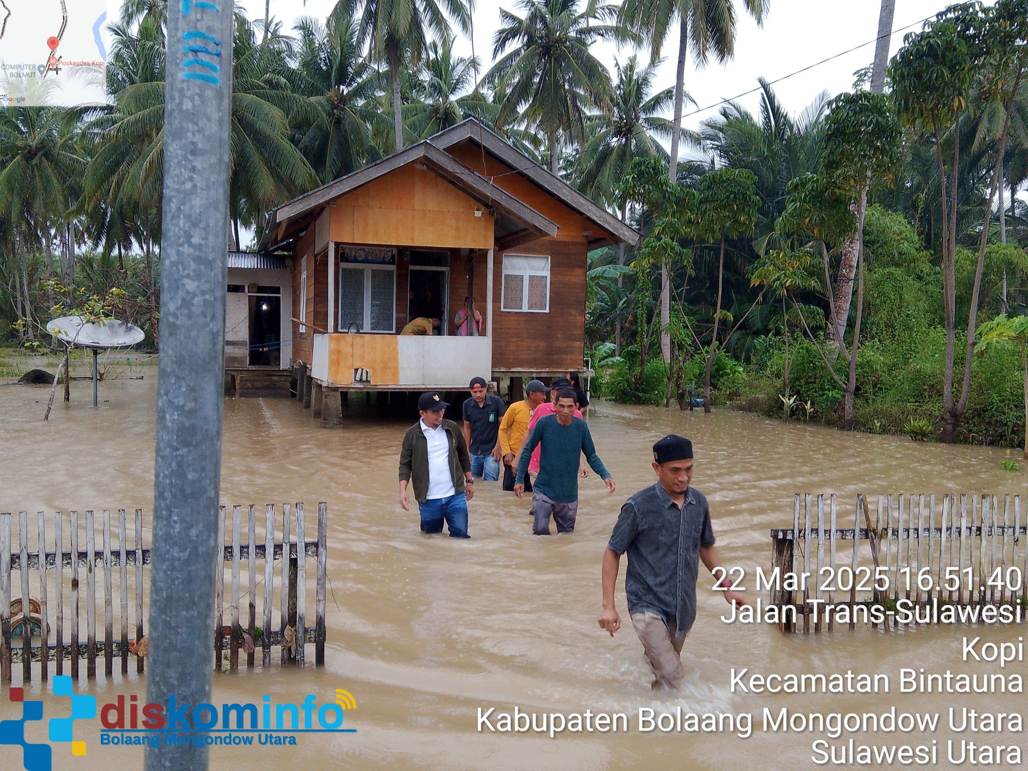 Bupati Sirajudin Lasena Meninjau Wilayah yang Terdampak Banjir