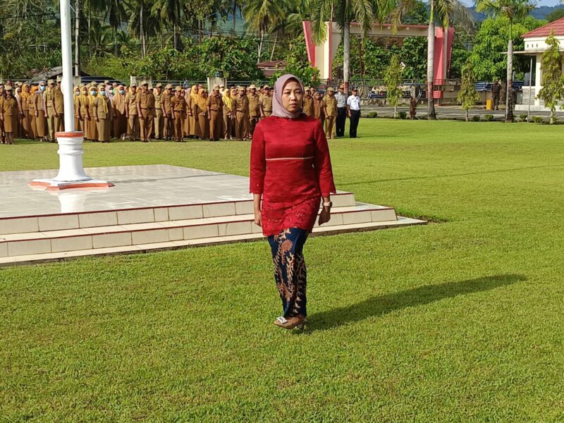 Upacara Peringatan Hari Kartini, Sosok Widyawati Mokodompit menjadi Komandan Upacara