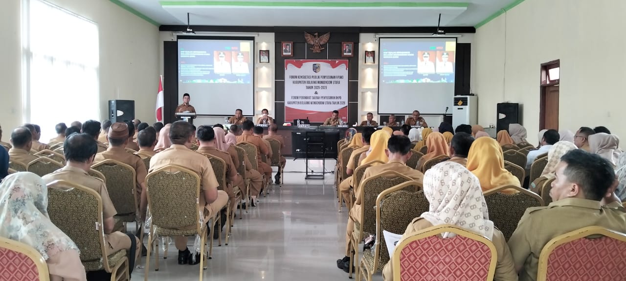 Pembukaan secara resmi Forum Konsultasi Publik Penyusunan RPJMD Tahun 2025–2029 dan RKPD Tahun 2026 