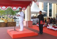 Bupati Bolmut Dr. Sirajudin Lasena Bertindak Sebagai Inspektur Upacara Hari Otonomi Daerah ke-29 