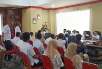 Suasana Rapat Evaluasi Revisi RTRW yang Dipimpin Langsung Oleh Bupati Boltara, Dr. Sirajudin Lasena