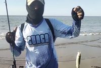 Juara satu kategori Casting Pinggiran Ultra Light, Toyip Talango, jenis ikan Selar Kuning (Oci).