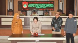 Rapat Paripurna Penetapan Bupati dan Wakil Bupati Terpilih Gorontalo Utara