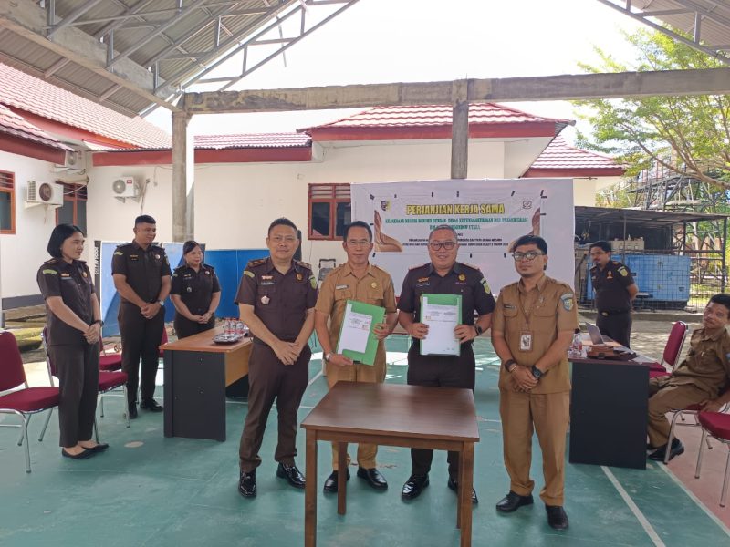 Perjanjian kerja Sama Penanganan Hukum Warga Transmigrasi Goyo, Oleh Nakertrans Boltara dan Kejari Boltara