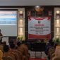 Bupati Boltara Dr. Sirajudin Lasena saat membuka dan memberikan sambutan di Musrenbang RPJMD 2025-2029