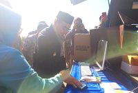 Launching Aplikasi SLIMS (Senayan Library Management System), sebuah sistem otomasi perpustakaan berbasis teknologi informasi.