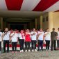 Bupati Boltara Dr. Sirajudin Lasena bersama unsur Forkopimda dalam rangka pencanangan semarak HUT RI ke-80
