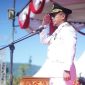 Bupati Boltara Dr. Sirajudin Lasena bertindak sebagai Irup pengibaran bendera Merah Putih dalam rangka memperingati Hari Ulang Tahun (HUT) ke-80 Kemerdekaan Republik Indonesia