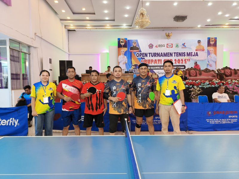 Ganda campuran SJL dan Baco dari SJL TTC vs Yaya dan Pendi dari PT Harmonis, dengan Scor 3-0 untuk kemengan SJL TTC