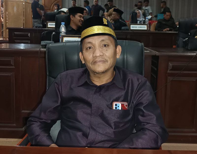 anggota DPRD Kabupaten Boltara Abdul Mulo Daeng Mulisa dari Fraksi PDI‑Perjuangan