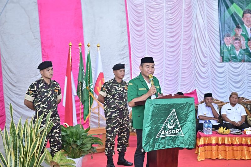 Ketua PC GP Ansor Boltara Agung Aditya Saenong