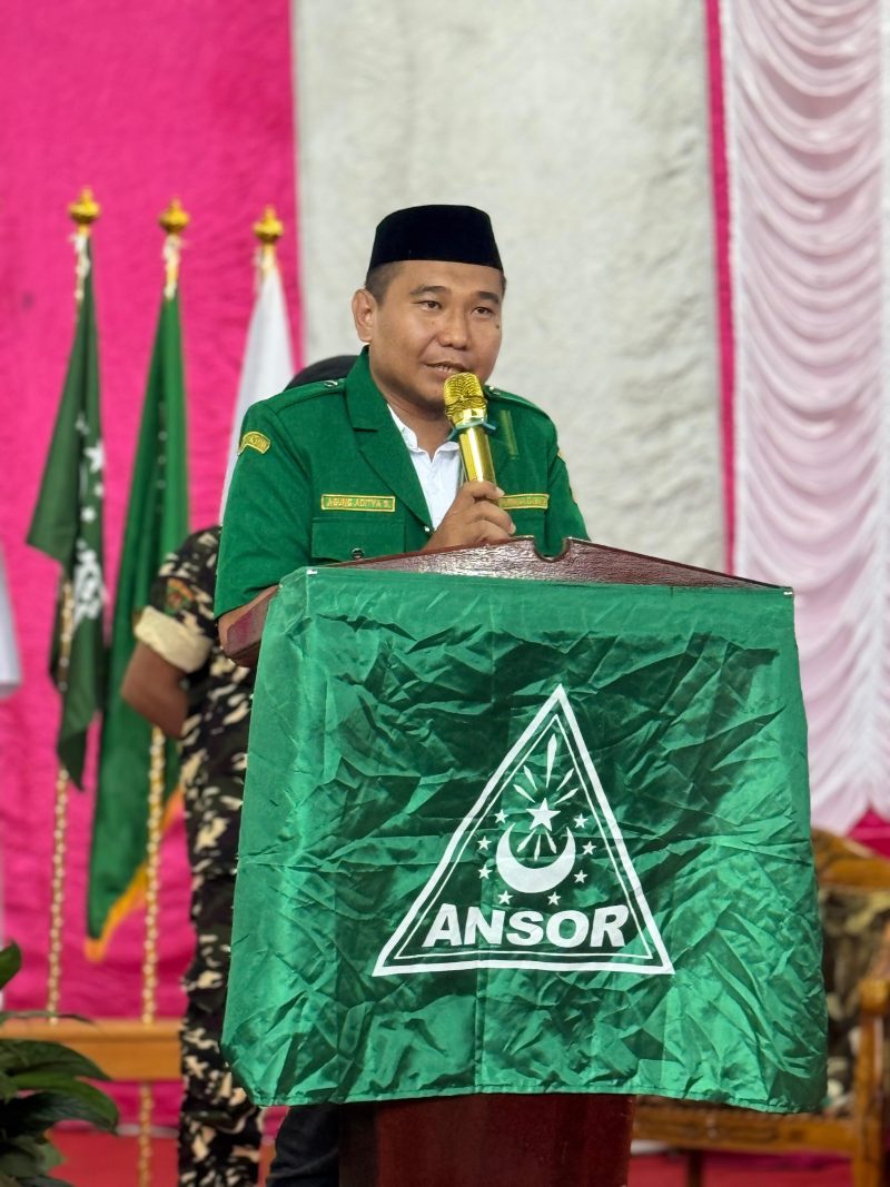 Ketua PC GP Ansor Boltara Agung Aditya Saenong
