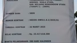 Papan informasi PT Indahjaya Karya Abadi