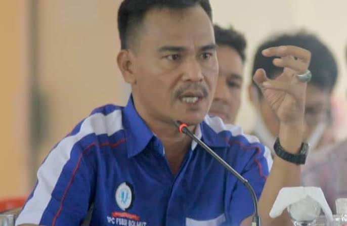 Tokoh Masyarakat Kecamatan Kaidipang yang juga Ketua Demisioner SBSI Boltara, Syamsudin Olii