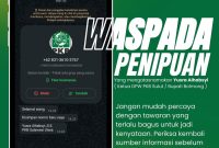Waspada penipuan