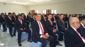 Salim Eato saat mengikuti upacara pembukaan Diklat PPNS