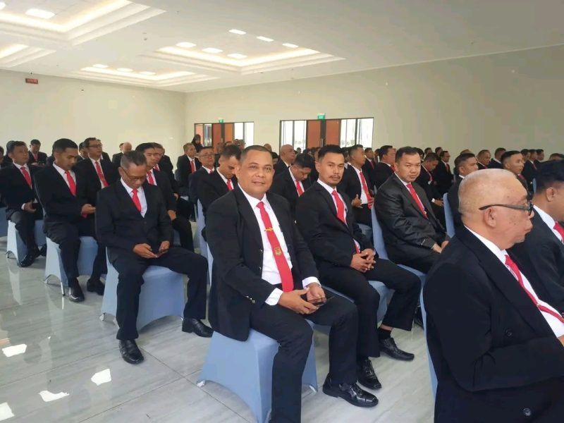 Salim Eato saat mengikuti upacara pembukaan Diklat PPNS