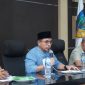 Bupati Boltara, Dr. Sirajudin Lasena (tengah), Kepala BPKPD, Nul Akim (kiri), Assisten II, Abd. Muto dg. Mulisa (kanan) 