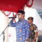 Bupati Boltara, Dr. Sirajudin Lasena bertindak sebagai Irup pada peringatan Hari Sumpah Pemuda ke-97 dan dikawal oleh kader Barisan Ansor Serbaguna (Banser) 
