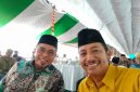 Wakil Ketua DPRD Boltara, Saiful Ambarak bersama Bupati Boltara, Sirajudin Lasena 