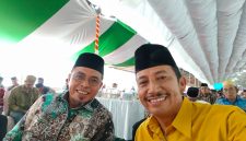 Wakil Ketua DPRD Boltara, Saiful Ambarak bersama Bupati Boltara, Sirajudin Lasena 