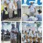Bupati Gorut, Thoriq Modanggu menghadiri dan mengapresiasi kegiatan Sekolah Lansia yang digelar di pantai minanga
