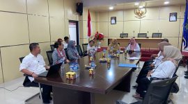 Suasana penuh interaktif antara BPKPD Boltara yang dipimpin oleh Kabid Akuntansi, Santi P. Samsudin dan BPKPD Bolsel yang dipimpin langsung oleh, Lasya L. Mamonto saat studi komparasi terkait Implementasi KKPD