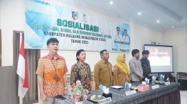 Asisten Administrasi Umum Sekretariat Daerah, Dr. Abdul Nazaruddin Maloho, secara resmi membuka kegiatan Sosialisasi Data Tunggal Sosial dan Ekonomi Nasional (DTSEN) yang digelar di RM Coconut Beach, dihadiri oleh narasumber dari Pusat Data dan Informasi Kesejahteraan Sosial (Pusdatin Kesos) Kementerian Sosial RI dan Badan Pusat Statistik (BPS) Provinsi Sulawesi Utara
