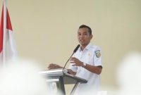 Wakil Bupati Boltara, Moh. Aditya Pontoh saat membuka secara resmi kegiatan Focus Group Discussion (FGD) Penyusunan Dokumen Rencana Penanggulangan Kemiskinan Daerah Tahun 2025, yang digelar di Aula Badan Perencanaan, Penelitian, dan Pengembangan Daerah (Bapelitbangda) Kabupaten Boltara 