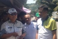 Bupati Gorut, Thoriq Modanggu meninjau langsung kondisi fasilitas di perbatasan Gorut dan Boltara